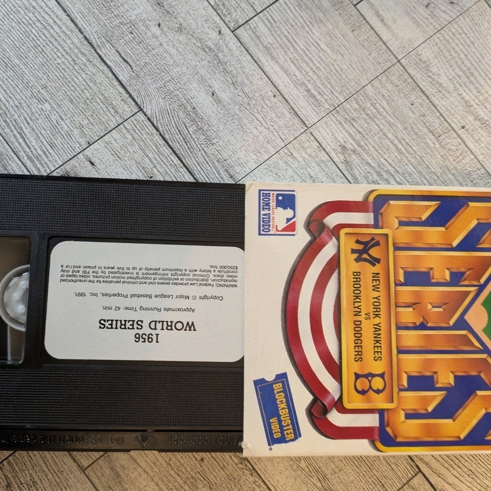 1956 World Series VHS Box - Picture 5 of 5